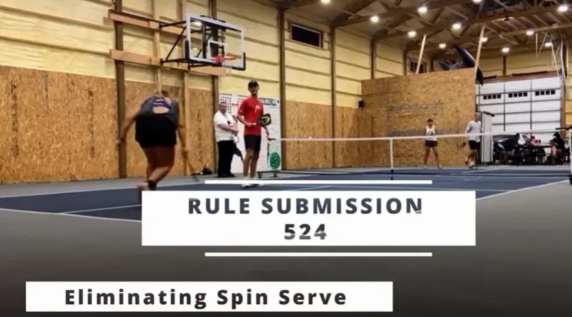 Pickleball Spin Serve Rules Changed Or Banned