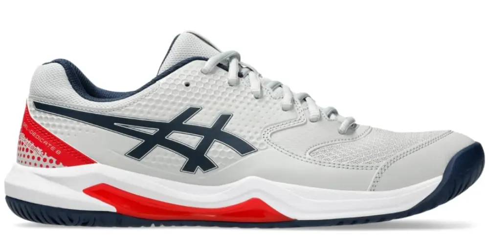 08- ASICS Men's Gel-Dedicate 8 - Durable synthetic leather